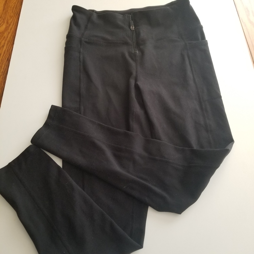 Danskin Leggings with Front Zipper